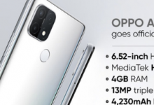 OPPOA15s已作為標準版OPPOA15的升級版在印度推出