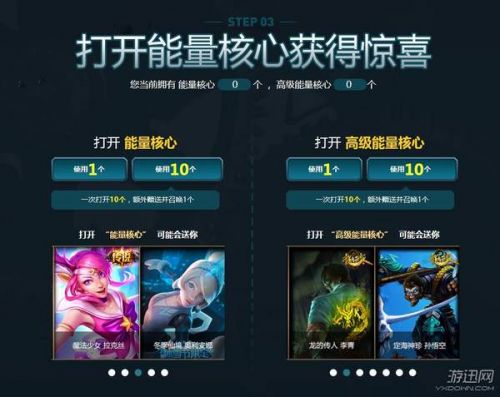 lol鋼鐵軍團(tuán)的能量洪流活動地址：60積分自選一款皮膚兌換