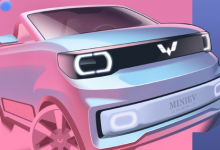 五菱汽車官方發(fā)布了關于宏光MINI EV敞篷版的組圖
