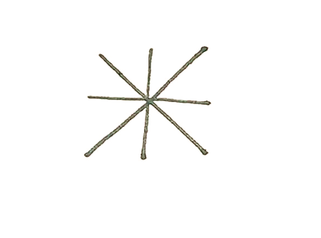 玩具風(fēng)車簡(jiǎn)筆畫的畫法2