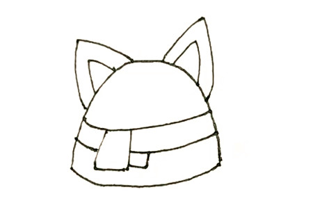 可愛(ài)柯基簡(jiǎn)筆畫(huà)2