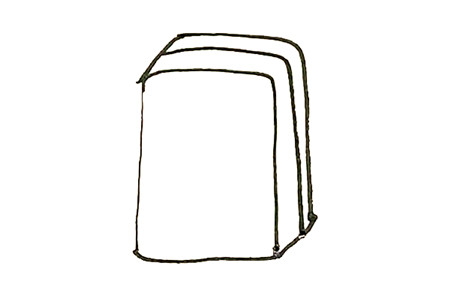 行李箱簡(jiǎn)筆畫(huà)教程2