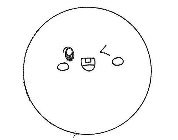 可愛(ài)的地球簡(jiǎn)筆畫怎么畫2