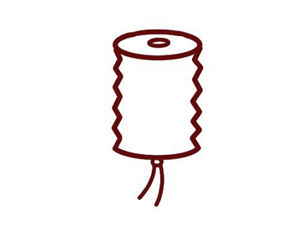 中秋燈籠簡(jiǎn)筆畫步驟3