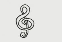 七個音符如何畫簡筆畫顏色？