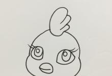 孔雀如何畫簡單的筆畫？