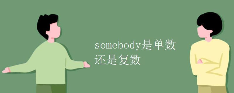 somebody是單數(shù)還是復數(shù)