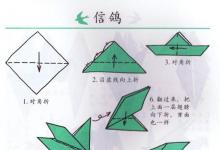 如何用手折信鴿？
