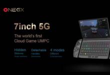 一臺(tái)GX7英寸5G游戲手持PC看起來(lái)不錯(cuò)