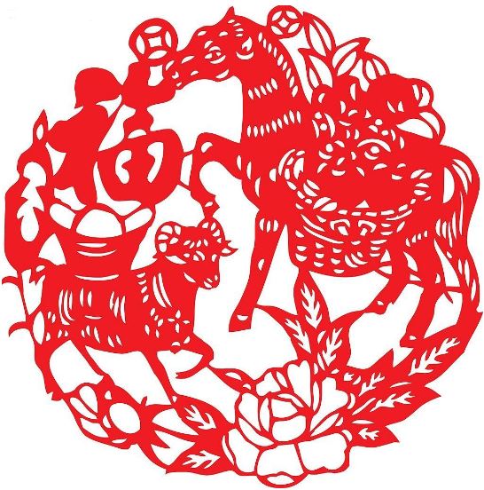 新年手工制作：馬年窗花剪紙教程
