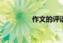 作文的評語應(yīng)該怎樣寫？