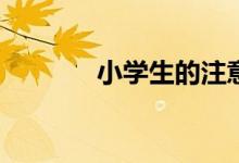 小學(xué)生的注意力有哪些特點(diǎn)？
