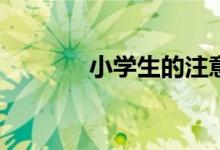 小學(xué)生的注意力有哪些特點(diǎn)？