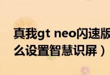 真我gt neo閃速版和neo2（真我gtneo2怎么設(shè)置智慧識(shí)屏）