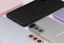 三星GalaxyS21手機(jī)采用了屏幕上方中間開(kāi)孔的設(shè)計(jì)
