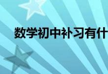 數(shù)學初中補習有什么方法可以提升學習？