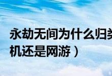 永劫無(wú)間為什么歸類(lèi)單機(jī)游戲（永劫無(wú)間是單機(jī)還是網(wǎng)游）
