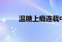 溫糖上癮連載中（小說(shuō)溫糖上癮）