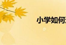 小學如何進行思想教育