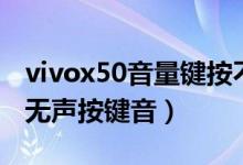vivox50音量鍵按不動(dòng)（榮耀x20se如何設(shè)置無(wú)聲按鍵音）