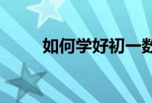 如何學(xué)好初一數(shù)學(xué)“數(shù)軸”知識點(diǎn)