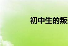 初中生的叛逆家長如何應對