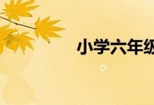 小學六年級數(shù)學輔導方法
