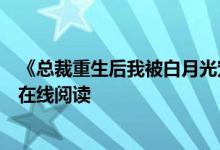《總裁重生后我被白月光寵上天顏夕傅深》時(shí)來(lái)秋日開(kāi)全文在線閱讀