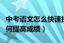 中考語(yǔ)文怎么快速提高成績(jī)（中考語(yǔ)文應(yīng)該如何提高成績(jī)）
