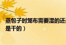 蒸包子時籠布需要濕的還是干的（蒸包子時蒸籠布是濕的還是干的）