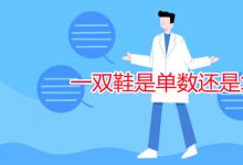 教育資訊：一雙鞋是單數(shù)還是復數(shù)