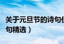 關(guān)于元旦節(jié)的詩(shī)句佳句兩句（關(guān)于元旦詩(shī)詞佳句精選）