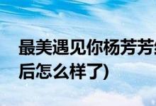 最美遇見(jiàn)你楊芳芳結(jié)局(最美遇見(jiàn)你楊芳芳最后怎么樣了)