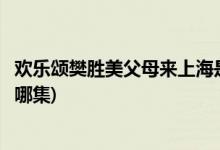 歡樂(lè)頌樊勝美父母來(lái)上海是第幾集(樊勝美父母上海投靠她是哪集)
