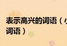 表示高興的詞語（小學(xué)語文知識：描寫高興的詞語）