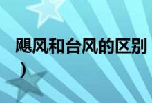 颶風(fēng)和臺(tái)風(fēng)的區(qū)別（臺(tái)風(fēng)和颶風(fēng)有什么區(qū)別？）
