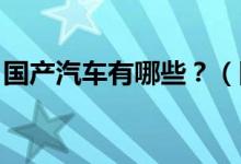 國產(chǎn)汽車有哪些？（國產(chǎn)汽車品牌有哪些 ？）