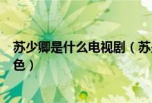 蘇少卿是什么電視?。ㄌK少卿是電視劇黎明前的抉擇里的角色）