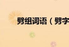劈組詞語(yǔ)（劈字組成的詞語(yǔ)有哪些）