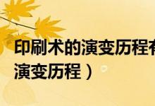 印刷術(shù)的演變歷程有趣的講解英語（印刷術(shù)的演變歷程）
