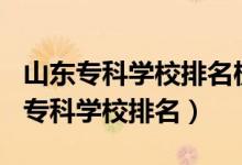 山東?？茖W(xué)校排名榜2020（2022年山東十大?？茖W(xué)校排名）