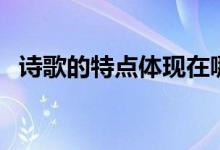 詩歌的特點(diǎn)體現(xiàn)在哪兩方面（詩歌的特點(diǎn)）