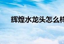 輝煌水龍頭怎么樣？卓越的水龍頭價格