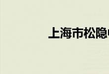 上海市松隱中學的地址在哪