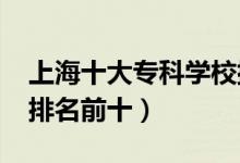 上海十大?？茖W(xué)校排名2022（高職高專院校排名前十）