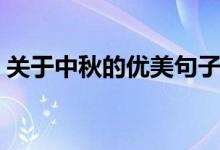 關于中秋的優(yōu)美句子（關于中秋的經(jīng)典句子）
