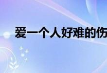 愛一個人好難的傷感說說（傷感的說說）