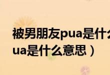 被男朋友pua是什么意思（網絡語被男朋友pua是什么意思）
