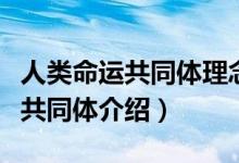 人類命運共同體理念的科學內涵是（人類命運共同體介紹）