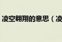 凌空翱翔的意思（凌空翱翔的意思簡單介紹）
